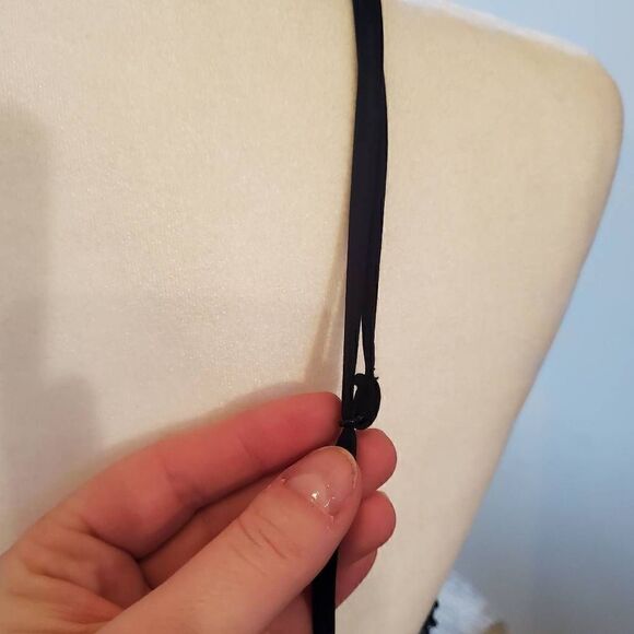 Express. Black, Velvet, Sequin, Open Back, Mini Dress. Size Large - Picture 14 of 15